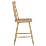 ANDREWS WINDSOR COUNTER HEIGHT DINING SIDE CHAIR LIGHT ASH (SET OF 2) - Image 9