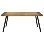 MAVERICK 70-INCH SOLID WOOD DINING TABLE NATURAL MANGO - Image 3