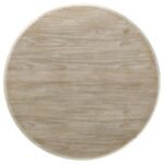 TROFELLO ROUND 60-INCH PEDESTAL DINING TABLE WHITE WASHED - Image 4