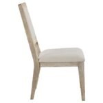 TROFELLO CUSHIONED DINING SIDE CHAIR WHITE WASHED (SET OF 2) - Image 9
