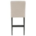 ALBA BOUCLE UPHOLSTERED COUNTER CHAIR BEIGE (SET OF 2) - Image 8