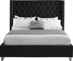 Aiden Velvet Upholstered Bed - Image 3