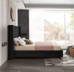 Aiden Velvet Upholstered Bed - Image 5