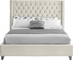 Aiden Velvet Upholstered Bed - Image 3