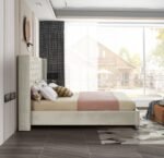 Aiden Velvet Upholstered Bed - Image 5
