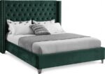 Aiden Velvet Upholstered Bed