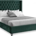 Aiden Velvet Upholstered Bed