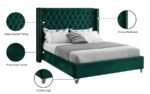 Aiden Velvet Upholstered Bed - Image 9