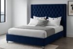 Aiden Velvet Upholstered Bed - Image 2