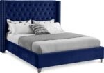 Aiden Velvet Upholstered Bed