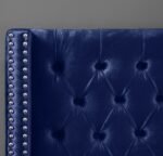 Aiden Velvet Upholstered Bed - Image 7
