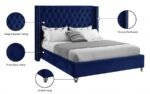 Aiden Velvet Upholstered Bed - Image 9