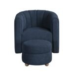 1260BU Swivel Chair with Ottoman