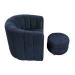 1260BU Swivel Chair with Ottoman - Image 2