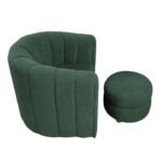 1260GN Swivel Chair with Ottoman - Image 2