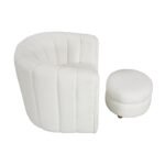 1260WH Swivel Chair with Ottoman - Image 2