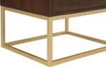 Maxine Wood Veneer And Iron Nightstand - Image 8