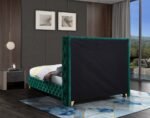 Savan Velvet Upholstered Bed - Image 8