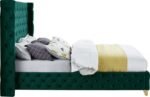 Savan Velvet Upholstered Bed - Image 6