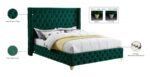 Savan Velvet Upholstered Bed - Image 10
