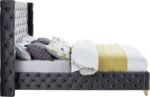 Savan Velvet Upholstered Bed - Image 6