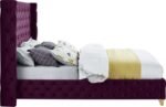 Savan Velvet Upholstered Bed - Image 6