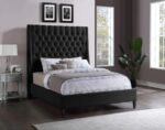 Fritz Velvet Upholstered Bed - Image 2