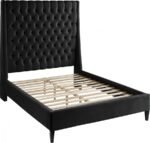Fritz Velvet Upholstered Bed - Image 9