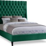 Fritz Velvet Upholstered Bed