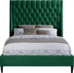 Fritz Velvet Upholstered Bed - Image 3