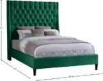 Fritz Velvet Upholstered Bed - Image 10