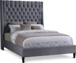Fritz Velvet Upholstered Bed