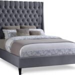 Fritz Velvet Upholstered Bed