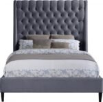 Fritz Velvet Upholstered Bed - Image 3