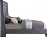 Fritz Velvet Upholstered Bed - Image 4