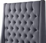Fritz Velvet Upholstered Bed - Image 6
