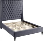 Fritz Velvet Upholstered Bed - Image 9