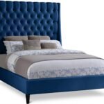 Fritz Velvet Upholstered Bed