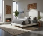 Harlie Velvet Upholstered Bed - Image 2