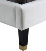 Harlie Velvet Upholstered Bed - Image 8