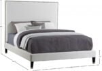 Harlie Velvet Upholstered Bed - Image 10