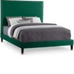 Harlie Velvet Upholstered Bed