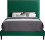Harlie Velvet Upholstered Bed - Image 3