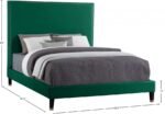 Harlie Velvet Upholstered Bed - Image 10