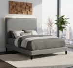 Harlie Velvet Upholstered Bed - Image 2