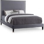 Harlie Velvet Upholstered Bed