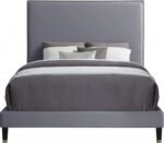 Harlie Velvet Upholstered Bed - Image 3