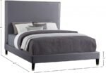 Harlie Velvet Upholstered Bed - Image 10