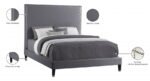 Harlie Velvet Upholstered Bed - Image 11