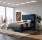 Harlie Velvet Upholstered Bed - Image 2
